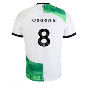 Lacne Muži Futbalové dres Liverpool Szoboszlai Dominik #8 2023-24 Krátky Rukáv - Preč